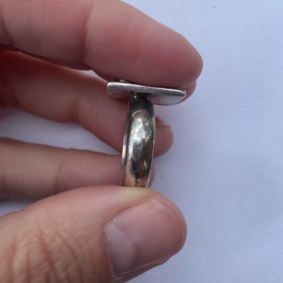 Sterling silver Palm Tree ring size 6 - Picture 4 of 5